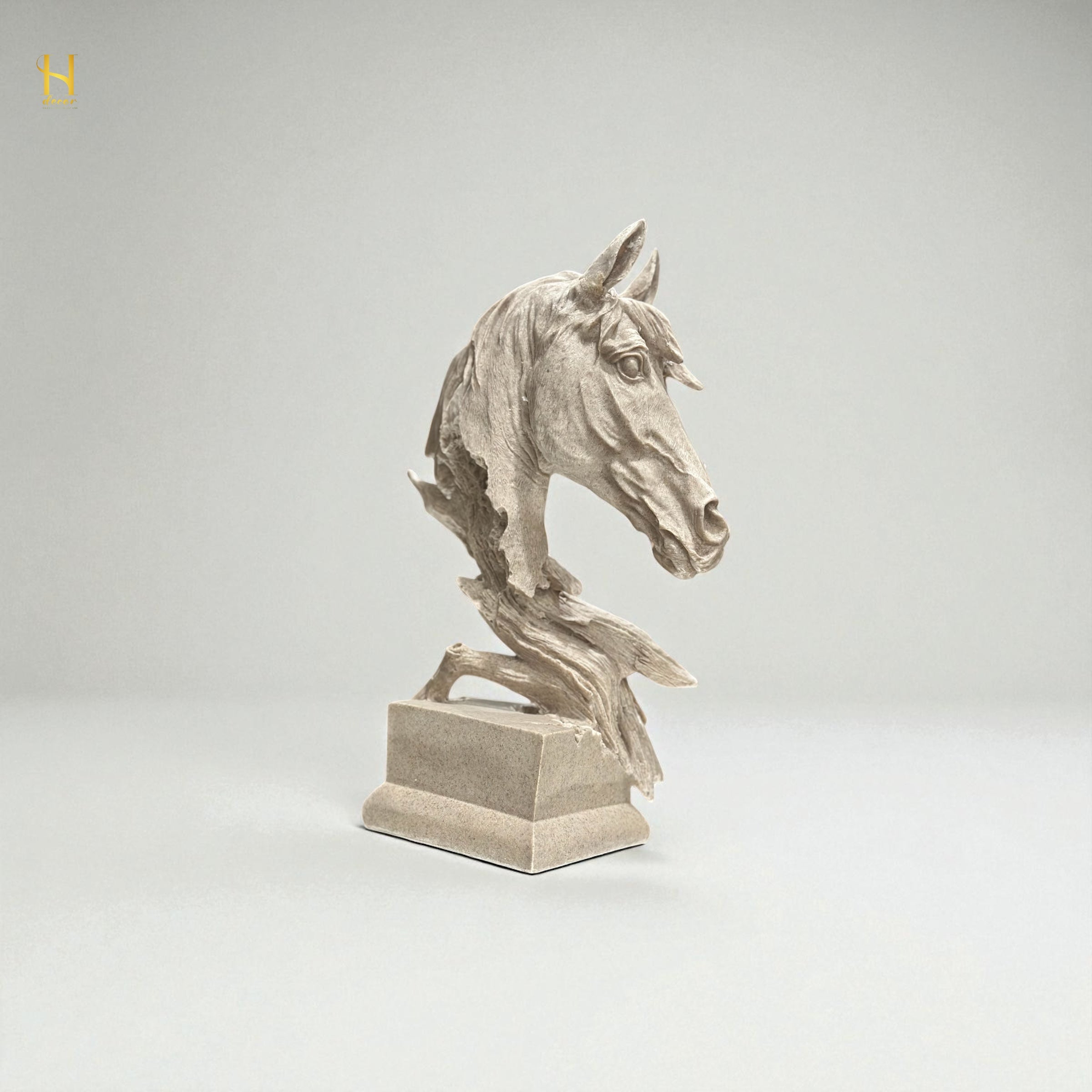 White Horse Head - Premium Home Decor