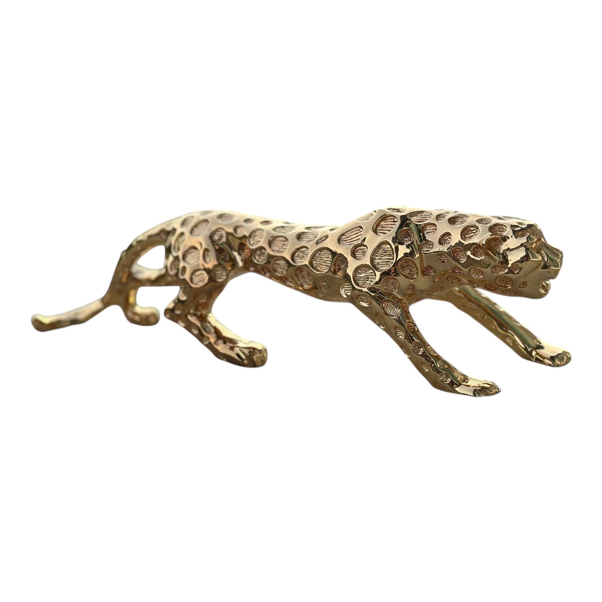 Pure Gold Jaguar Statue – Majestic Luxury Decorative Piece for Home & Office
