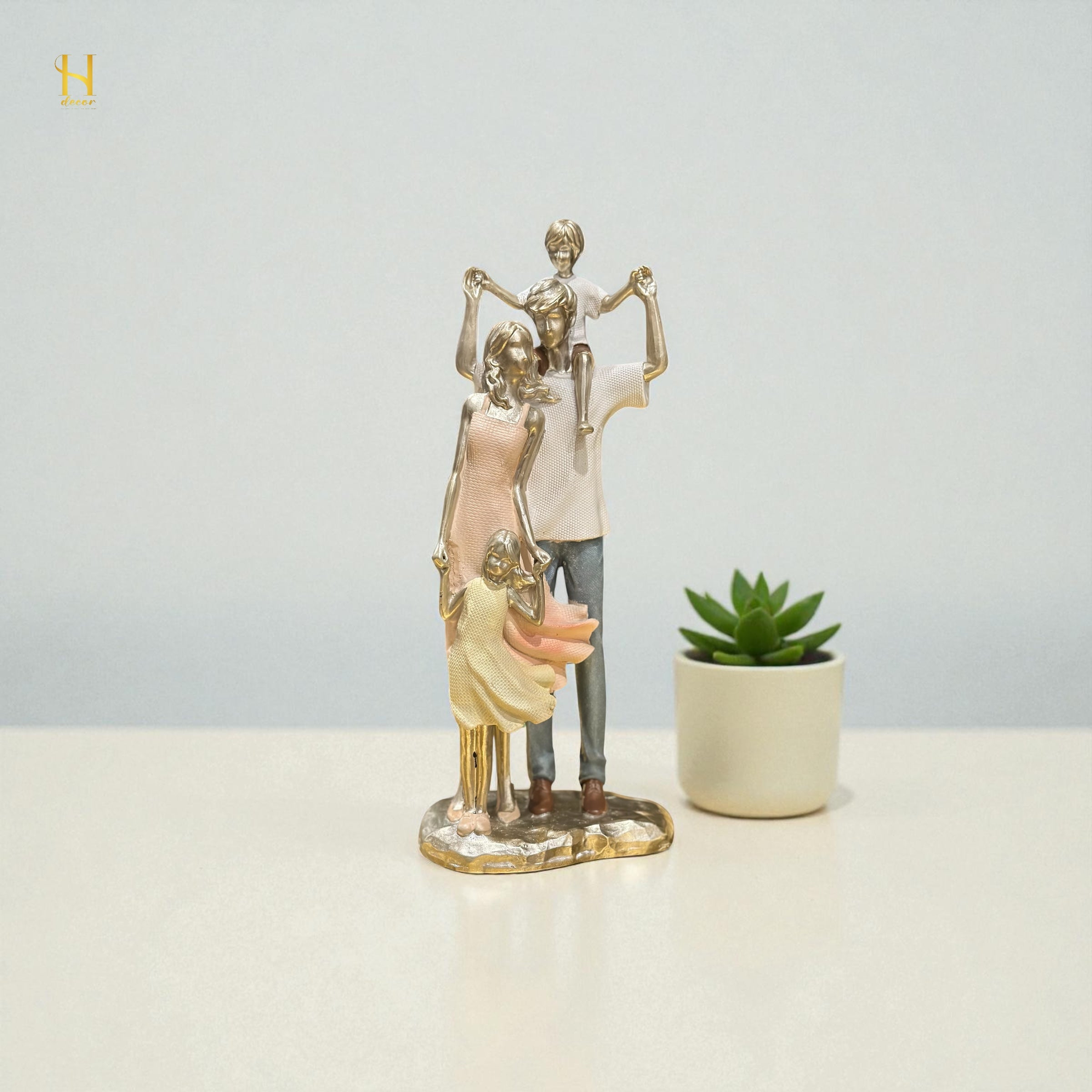 Happy Family Sculpture