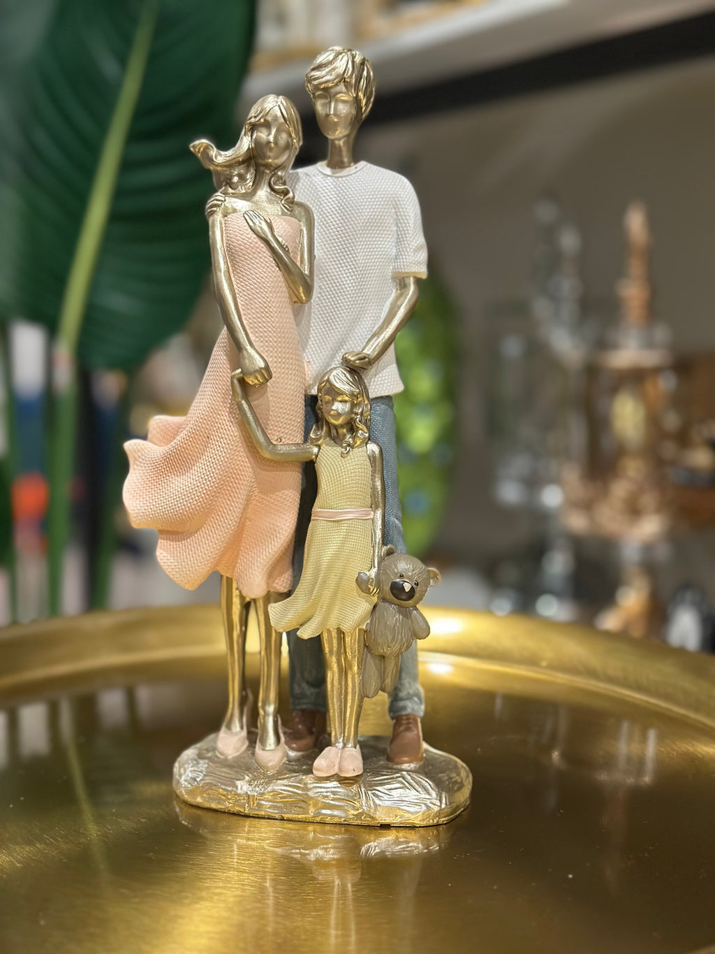 Family of Three sculpture- Premium Home Decor