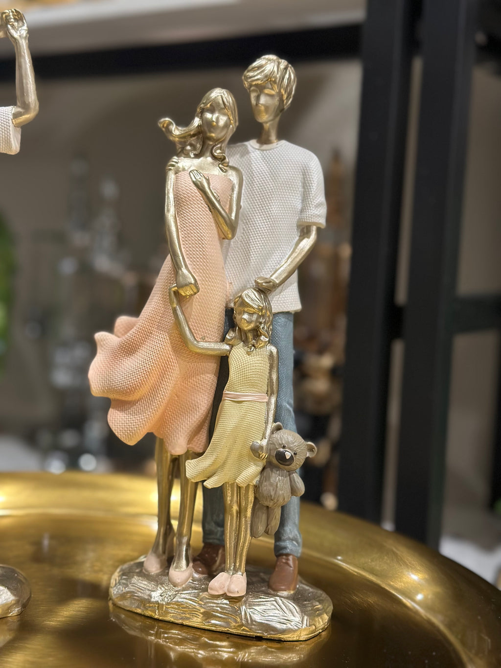 Family of Three sculpture- Premium Home Decor